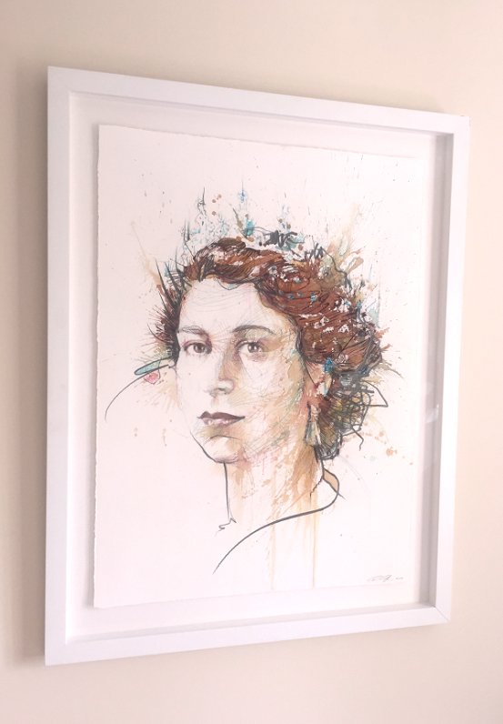 Carne Griffiths Tea With The Queen