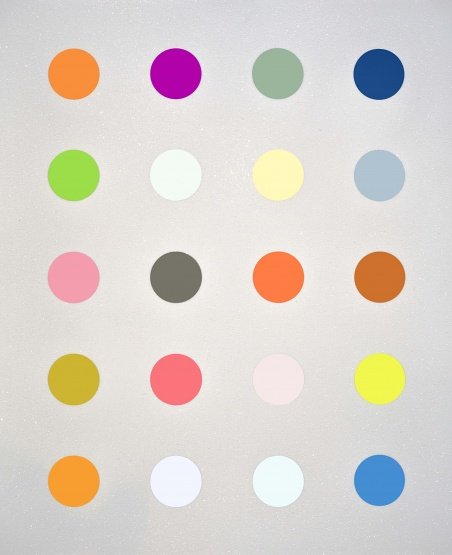 Damien Hirst 3-Methylthymidine White With Diamond Dust
