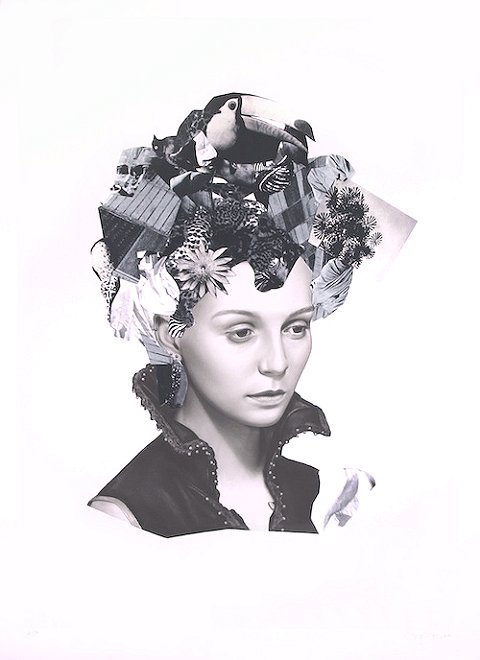 Lucas Price (aka Cyclops) Untitled (Head Collage)